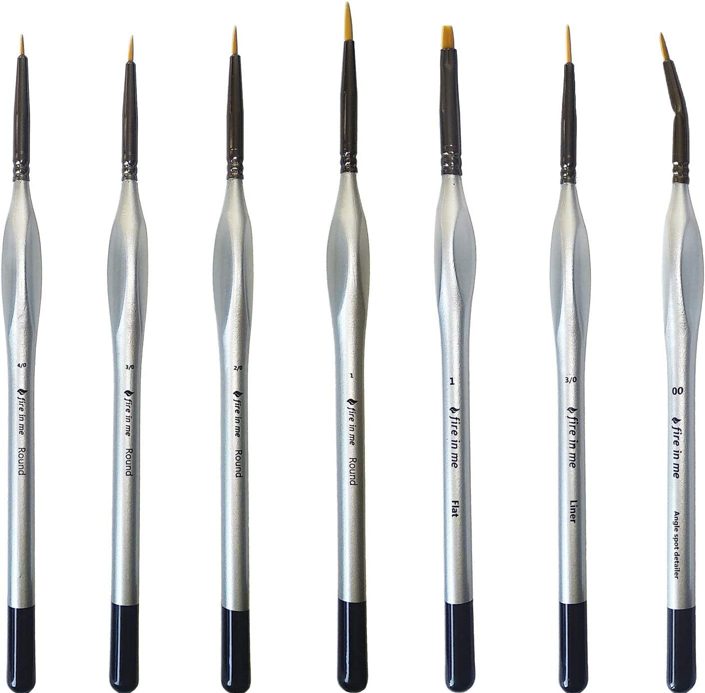 Miniature Paint Brushes Set 6pcs + 1 Free - Best Find Detail Paint Bru –  fireinme