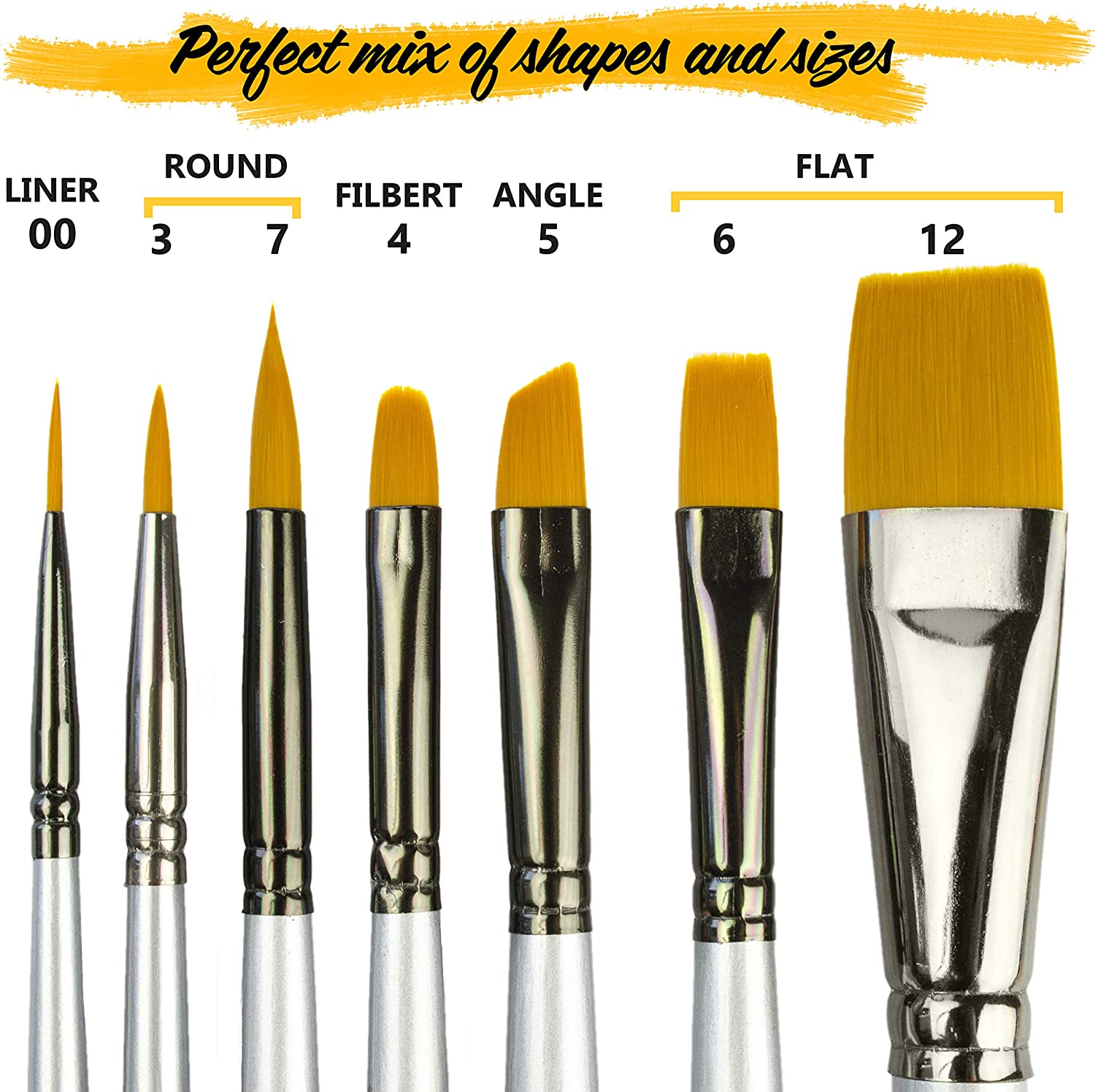 Miniature Paint Brushes Set 6pcs 1 Free Best Find Detail Paint